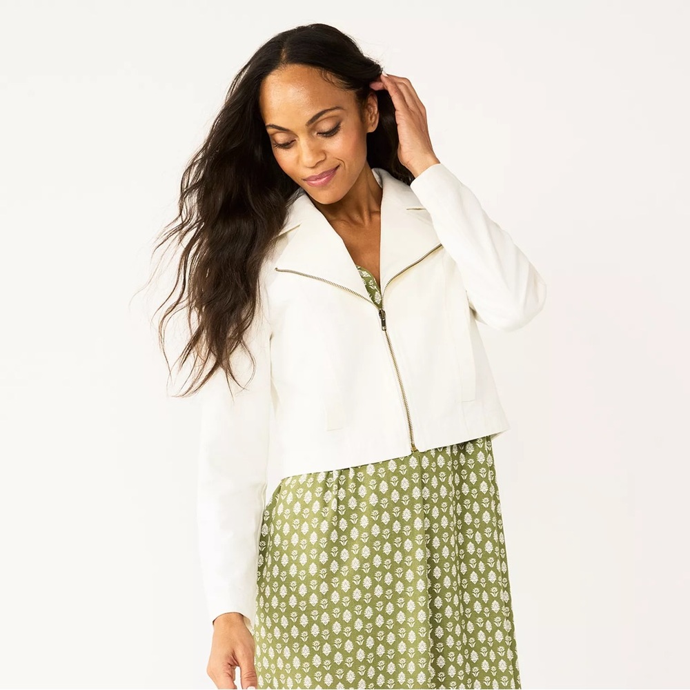 White Denim Jacket
